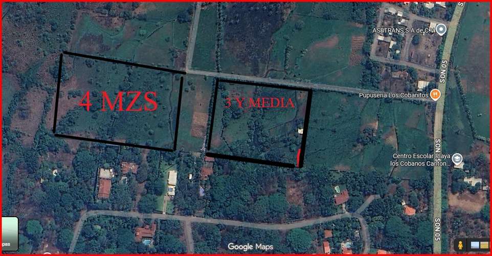 VENTA 7 MANZANAS Y MEDIA CONTIGUO LAS VERANERAS COBANOS SONSONATE - Imagen 17