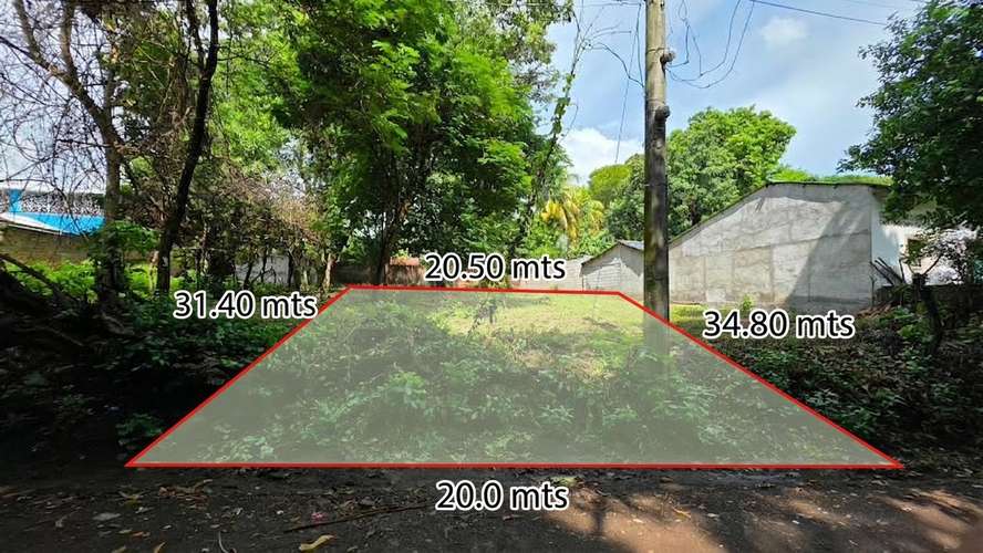 OPORTUNIDAD EN MONCAGUA, SAN MIGUEL  ¡El terreno ideal para la casa de tus sueños o tu próximo proyecto!  