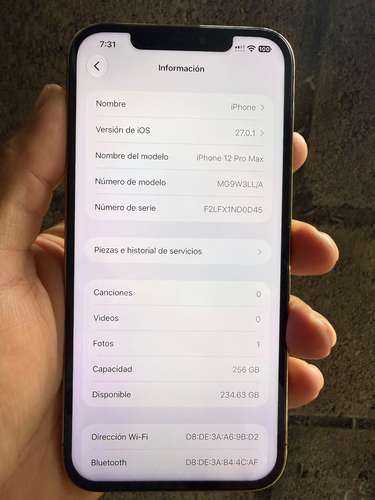 Vendo IPhone 12 Pro Max Gold de 256gb en Buen Estado LEER DESCRIPCIÓN 
