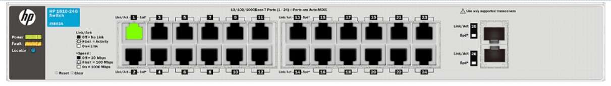 Switch HP 1810-24G Administrable Empresarial - Imagen 2