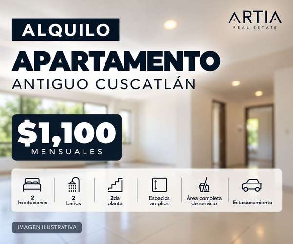 Apartamento renovado en alquiler | Antiguo Cuscatlán | ARE009