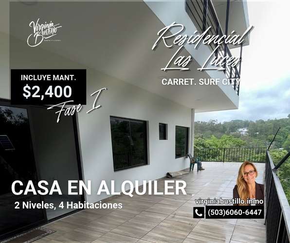 Residencial LAS LUCES casa en Alquiler FASE I