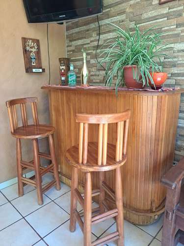 Bar 100% madera Teka