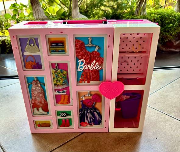  CLÓSET PORTÁTIL BARBIE ORIGINAL MATTEL 