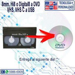 Conversion de VHS a DVD o Memoria USB - Guatemala