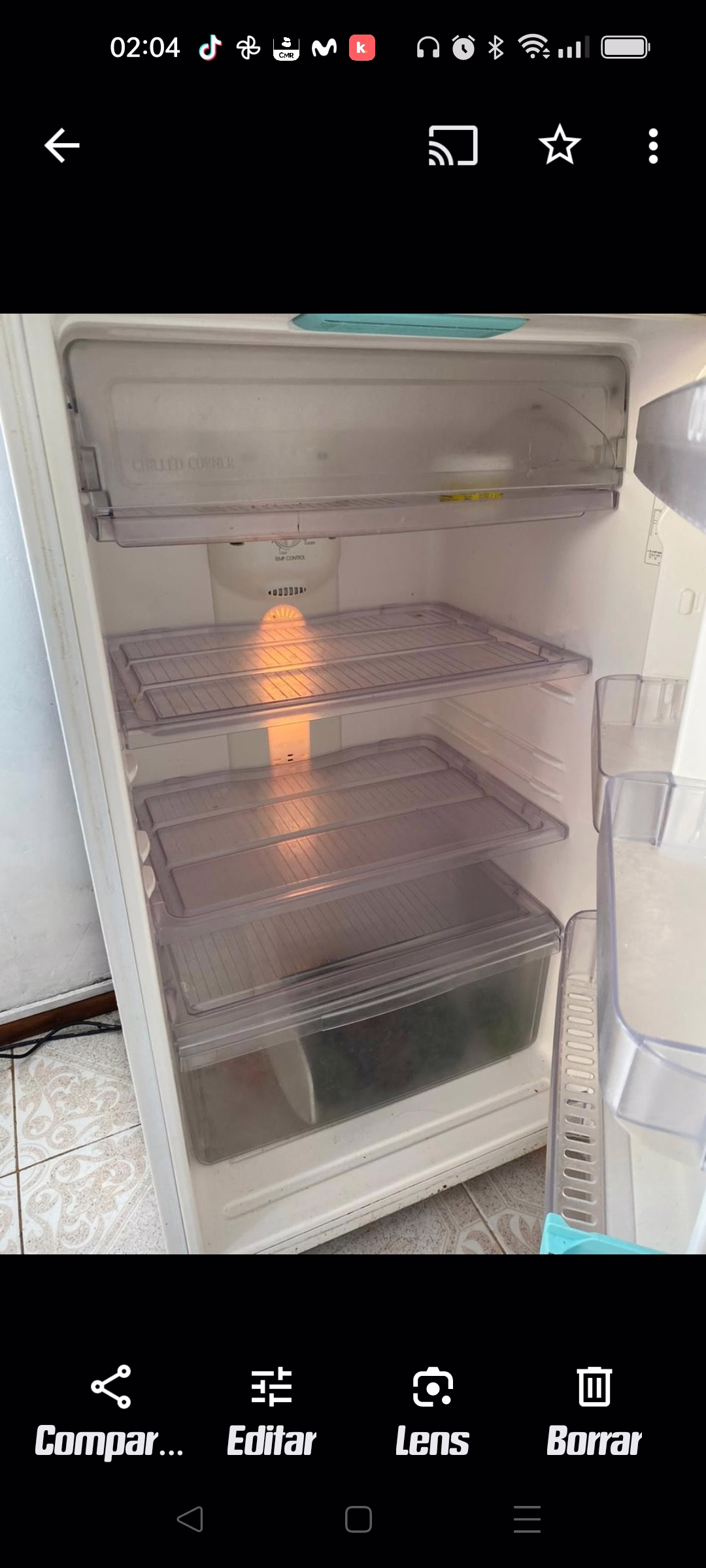 Vendo Refrigerador grande ..impeque $ 60000.- Gloria Espinosa.Asenjo